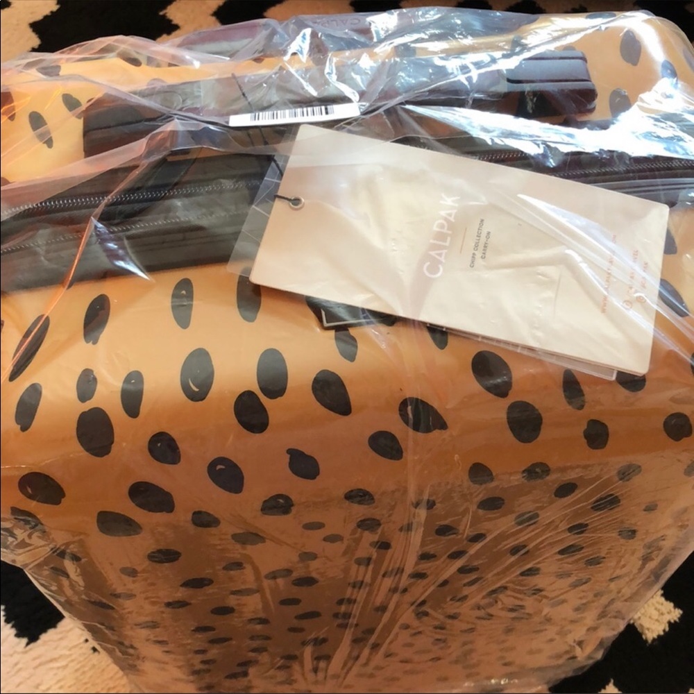 Calpak cheetah print carry-on 20inch brand new